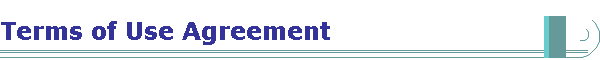 Terms of Use Agreement